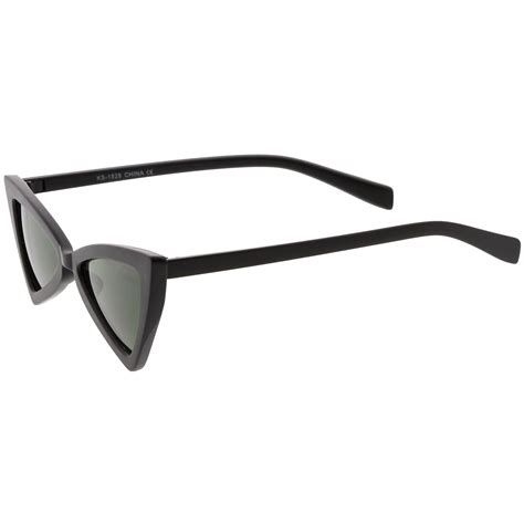 women s fashion retro triangle cat eye sunglasses zerouv