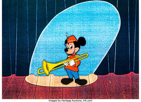 Mickey Mouse Club Fun With Music Mickey Mouse Production Cel Lot