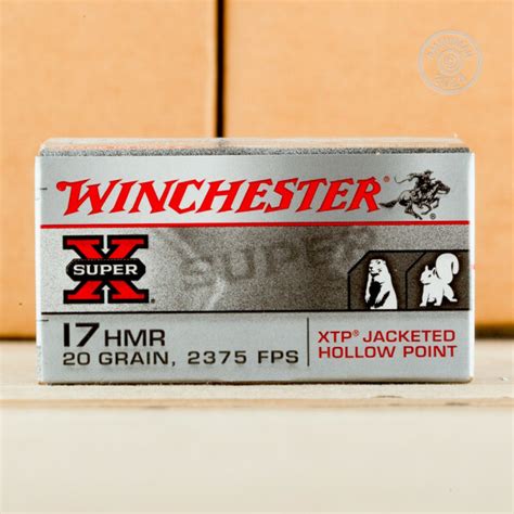 Winchester Super X 17 Hmr Ammo 20 Grain 50 Rounds