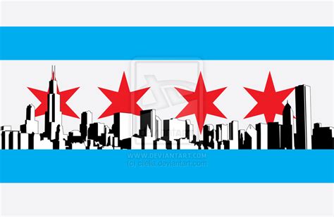 48 Chicago Flag Wallpaper