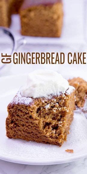 Super Moist Gluten Free Gingerbread Cake With Ginger Cinnamon And
