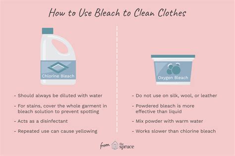 How To Wash And Care For Clothes With Bleach
