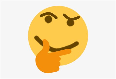 Download Thinking Emoji Discord Emoji Png Thinking Emoji Transparent