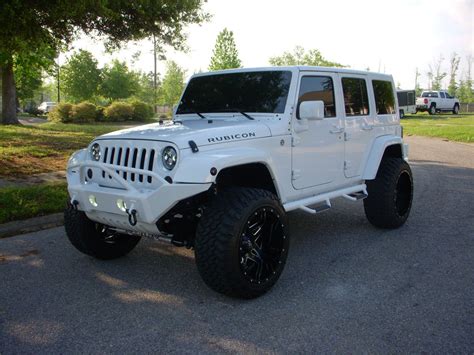 Jeep Wrangler Rubicon Unlimited White Jeep Wrangler White Jeep And