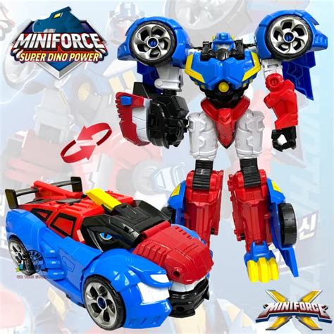 Miniforce Agent X Super Dino Power Robot Tyranno Thunder Mini Force X