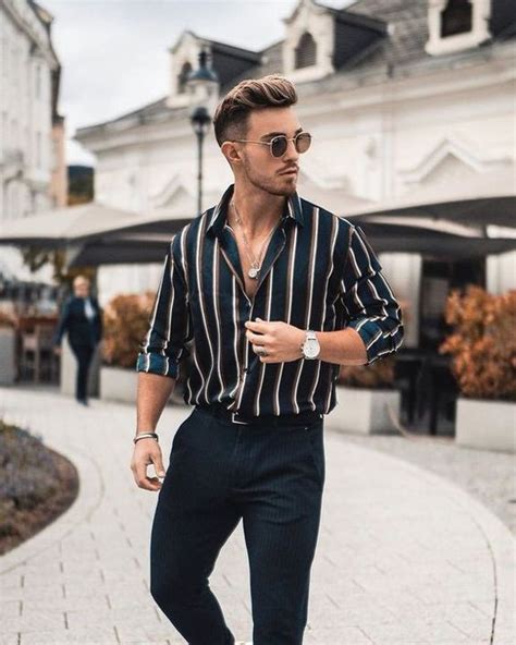 Black Shirt Summer Fashion Trends With Dark Black Jeans Mens Club