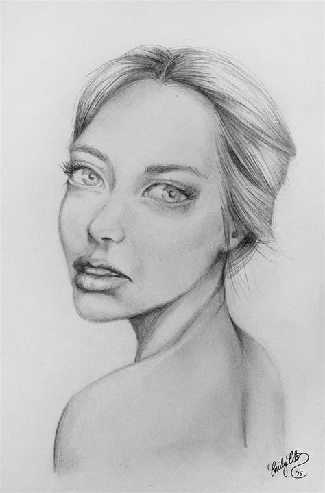 Naked Beauty Drawing By Emily Eibs Pixels