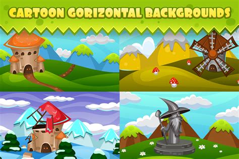 Free Fantasy Cartoon Game Backgrounds On Behance