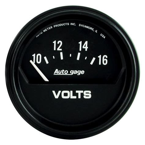 Auto Meter® Auto Gage Series Voltmeter Gauges