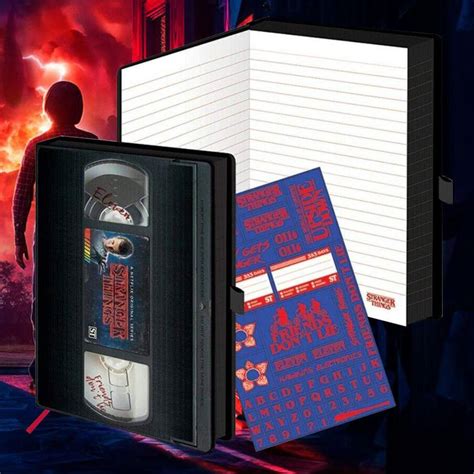 Stranger Things Retro VHS Video Tape A5 Notebook Stranger Things