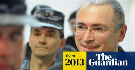 Mikhail Khodorkovsky Freed After Pardon From Vladimir Putin Mikhail Khodorkovsky The Guardian