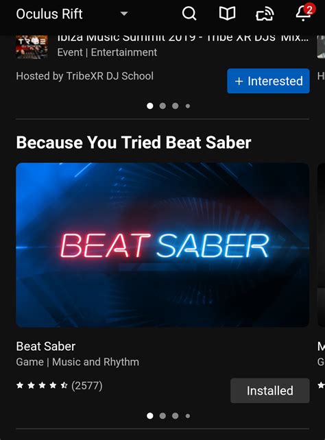 Thats.. Thats what ive been playing : beatsaber