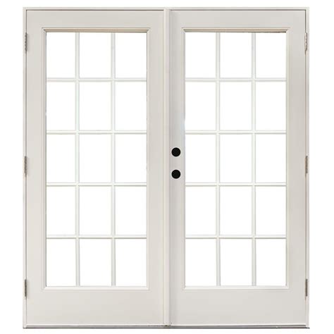 Available in a wide selection of gliding and hinged patio door designs, mp doors provide a lifetime of energy efficient dependability. MP Doors 60 in. x 80 in. Fiberglass Smooth White Right ...