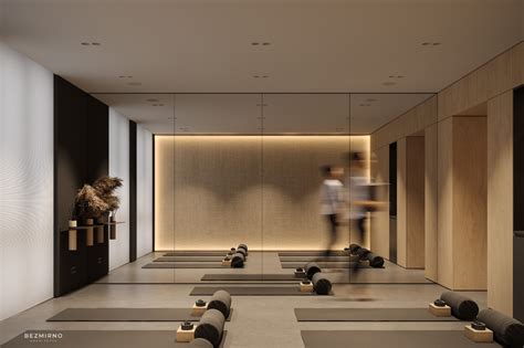 Little Yoga On Behance Yoga Studio Interior Gym Interior Yoga Room