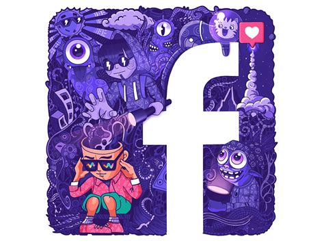 Facebook Doodle Logotype By Monstroman On Dribbble