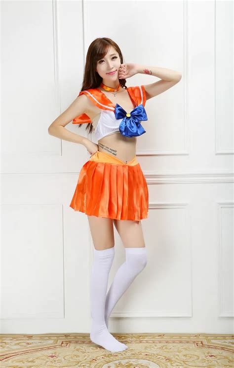 Cosplayandware Anime Soldier Sailor Moon Cosplay Costume Set Girl Halloween Game Stage Bar