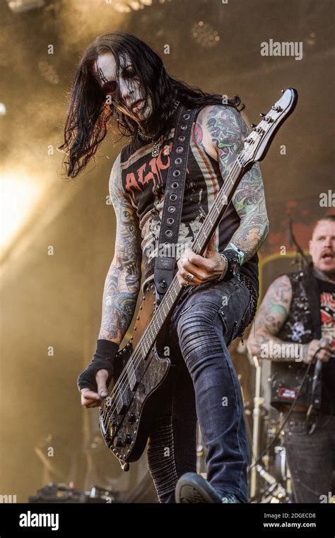 Combichrist Performing Live In Concert During Greenfield Festival In