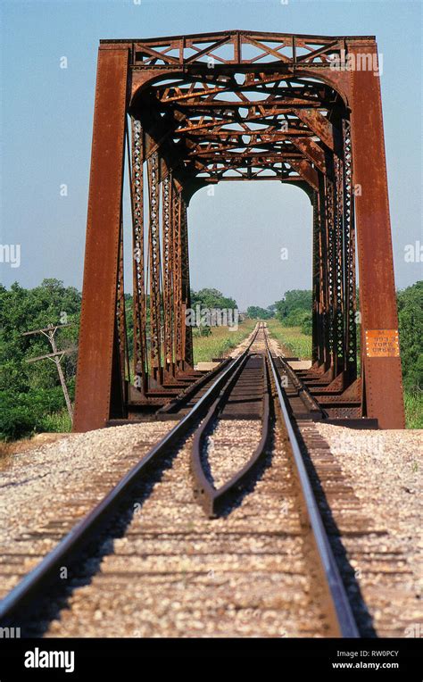 Old Railroad Trestle Stock Photo Alamy