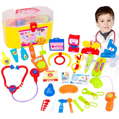 30 Pieces Pretend Doctor Play Set With Stethoscope And Medical Doctors