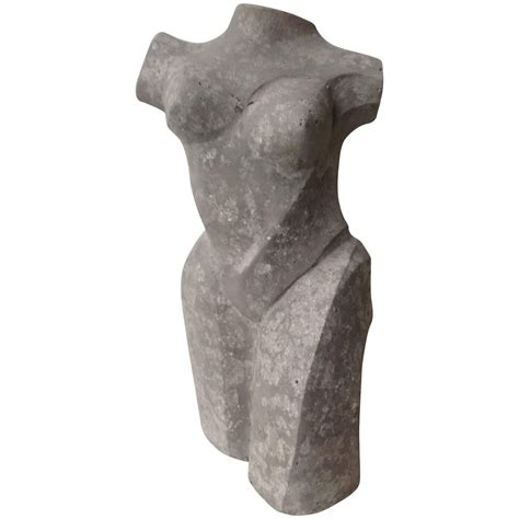 Sculpture Of A Female Torso By Cris Agterberg From A Unique Collection Of Antique And Modern