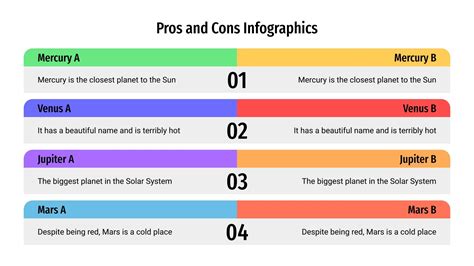 Pros And Cons Infographics For Google Slides And PowerPoint
