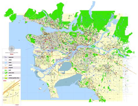 City Map Vancouver Canada Pdf
