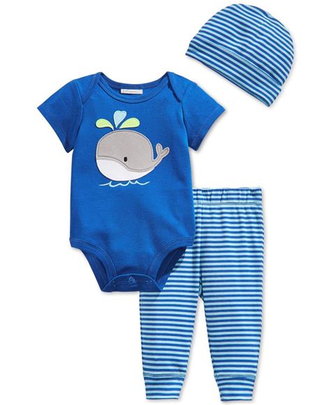 See more ideas about baby shower, orange baby shower, citrus baby. First Impressions Baby Boys' 3-Piece Whale Bodysuit, Pants ...