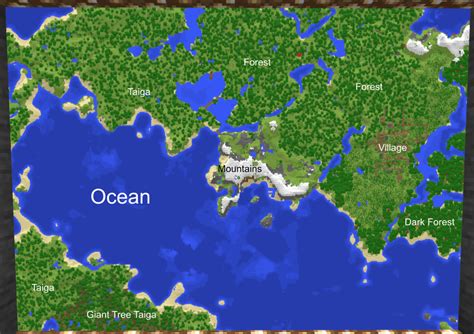 Okay So Ive Made This Map Of My Minecraft World I Need Help With