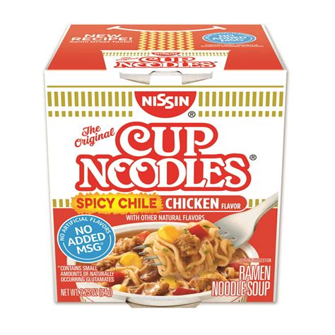 Nissin Cup Noodles Spicy Chile Chicken 225 Oz 12 Ct