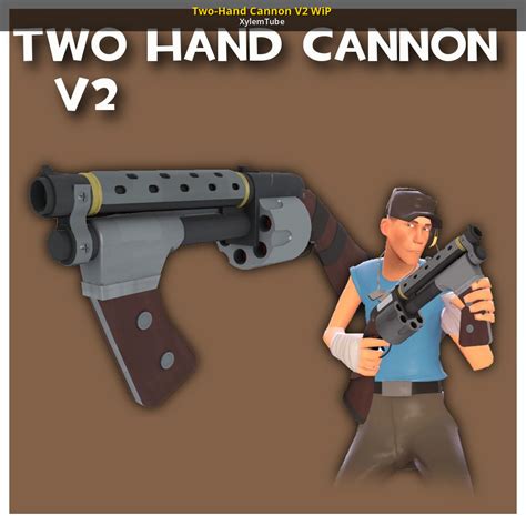 Two Hand Cannon V2 Wip Gamebanana Works In Progress