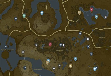 Zelda Breath Of The Wild Map Map Genie
