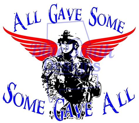 All Gave Some Some Gave All Svg Memorial Day Svg Honor The Etsy México