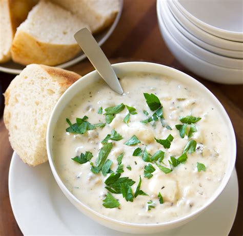 Classic Clam Chowder Recipe Whats Cooking