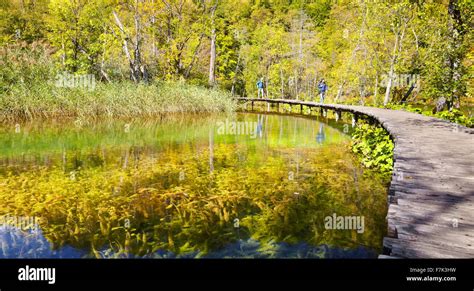 Plitvice Lakes National Park Croatia Europe Stock Photo Alamy