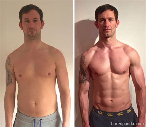 10 Unbelievable Before After Fitness Transformations Show How Long