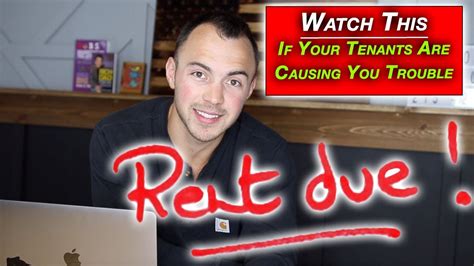here s how to deal with your tenant not paying rent rental investing youtube