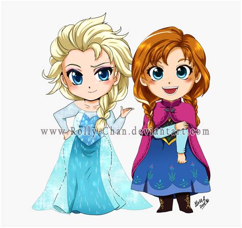 Elza Y Anna Pinterest Chibi Elsa And Anna Hd Png Download