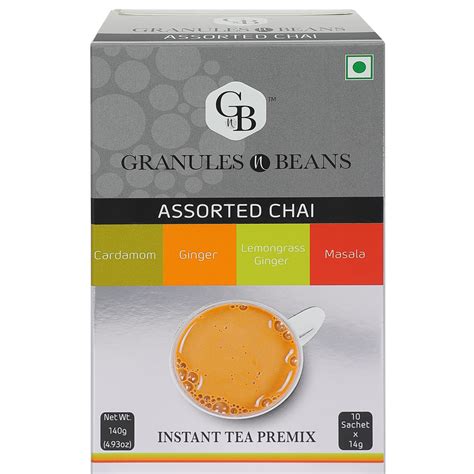 Buy Granules And Beans Assorted Chai Instant Tea Premix 10