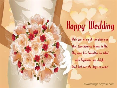 Wedding Wishes Messages And Wedding Day Wishes Wedding Day Wishes