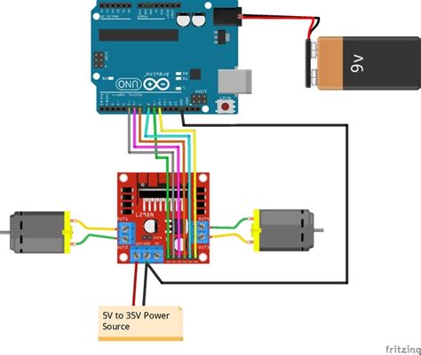 How To Connect Dc Motors To Arduino And The L298n Automatic Addison