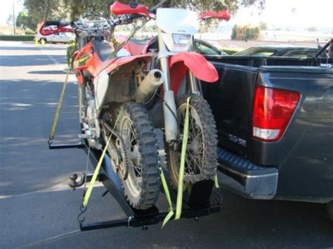 1000 Lb Steel Extra Wide Double Dirt Bike Hitch Mount Carrier Rack For