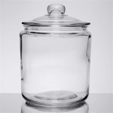 Use This Choice 1 Gallon Glass Jar With Glass Lid To Show Off