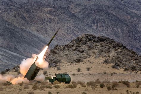 Snafu M142 High Mobility Artillery Rocket System In Action Photo By