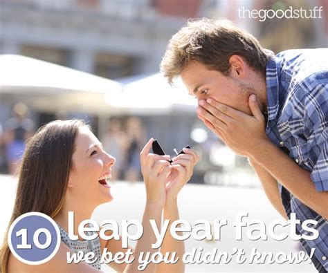 10 Leap Year Facts We Bet You Didnt Know Thegoodstuff