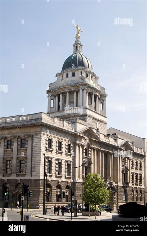 The Old Bailey Central Criminal Court In The City Of London Uk Stock