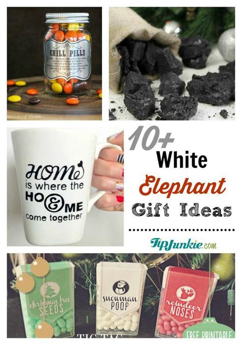 This may sound crazy, but what if each participant bought a gift for an assigned person (as in a traditional. 11 Great White Elephant Gift Ideas | Tip Junkie