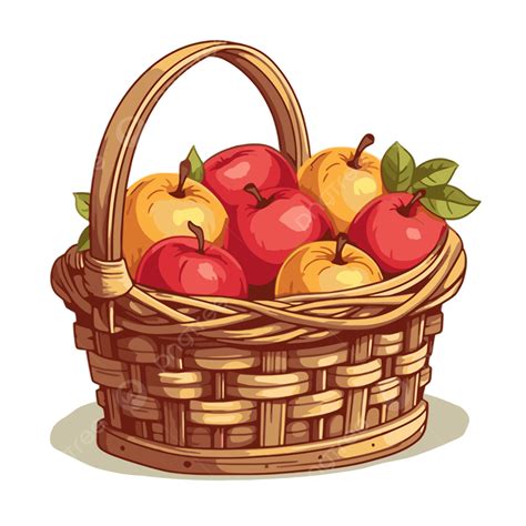 Empty Apple Basket Png Vector Psd And Clipart With Transparent