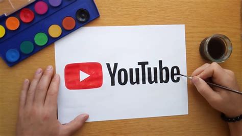 How To Draw The Youtube Logo Come Disegnare Il Logo Di Youtube