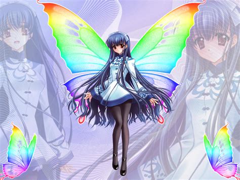 32 Anime Butterfly Girl Wallpaper Anime Wallpaper