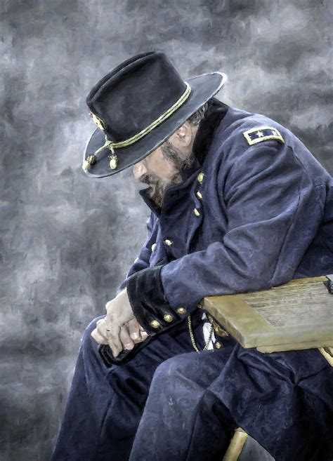 Burden Of War Civil War Union General Digital Art By Randy Steele Pixels